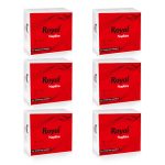 Royal Tissue Paper Napkins 70 Pulls - Pack of 6